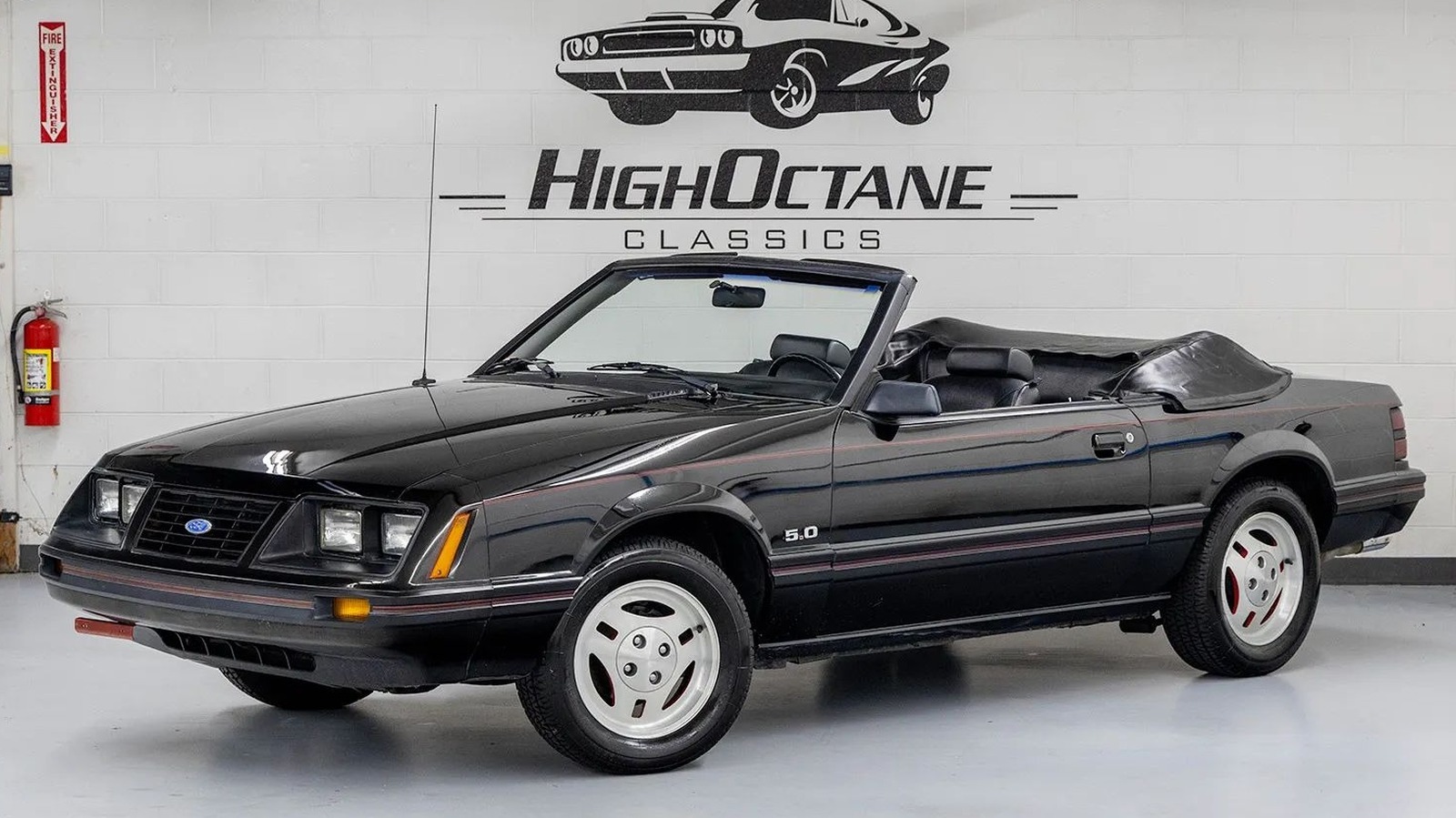 1983 Ford Mustang GLX Convertible with 17,000 Miles for Sale