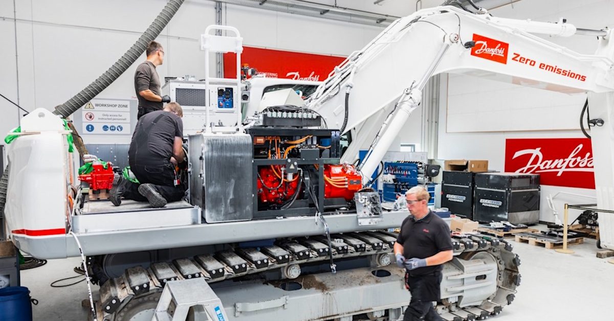 Danfoss Digital Hydraulic Pump Cuts Excavator Energy Use by 35%