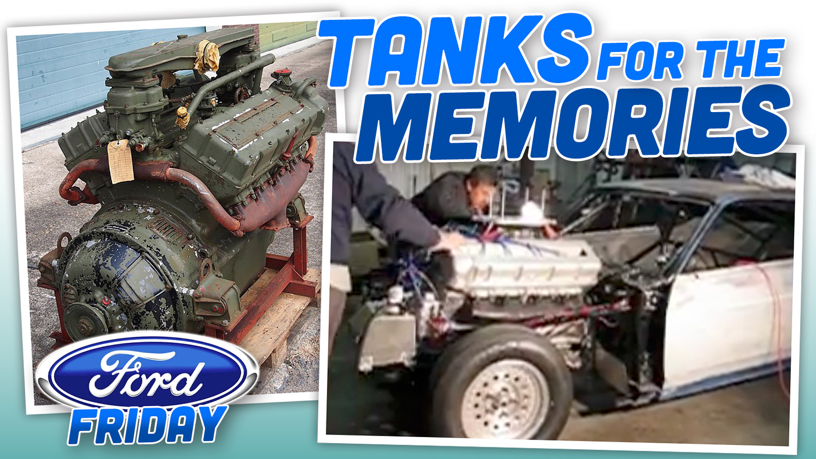 Ford's Massive 18-Liter V8 Tank Engine That Almost Became a Mustang