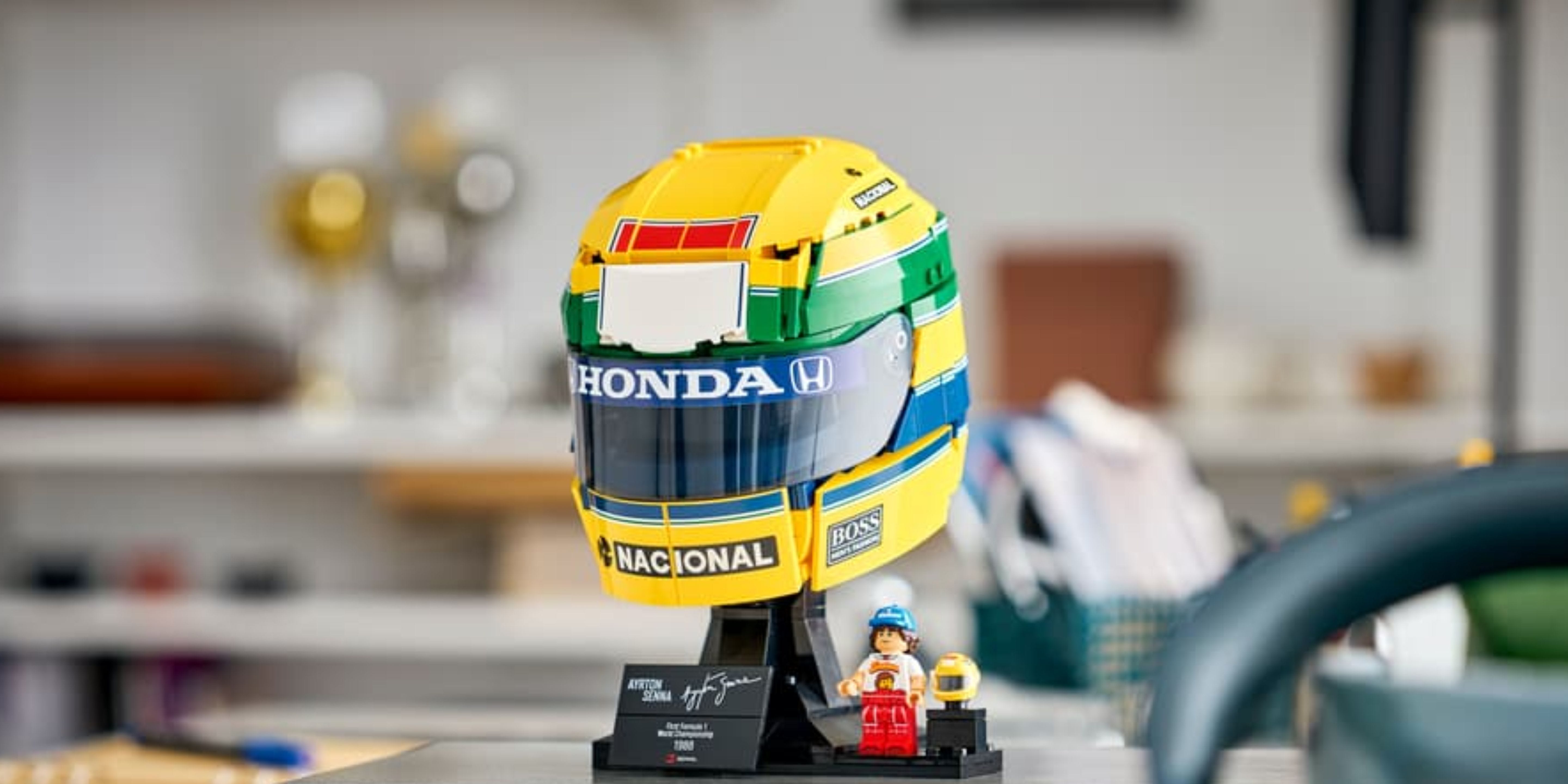 Lego's Ayrton Senna Helmet Set Releases September 1 for $89.99
