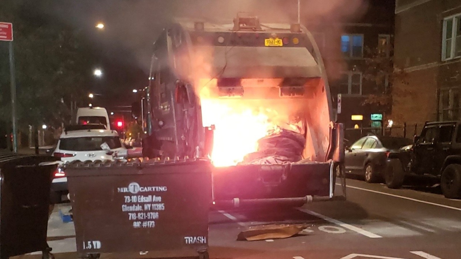 Lithium-Ion Batteries Keep Starting Fires in NYC Garbage Trucks