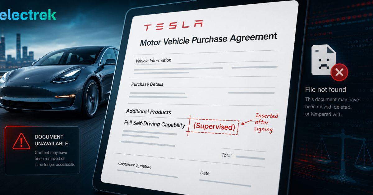 Tesla Alters FSD Contracts, Caterpillar Electrifies Construction, EV Tech Training